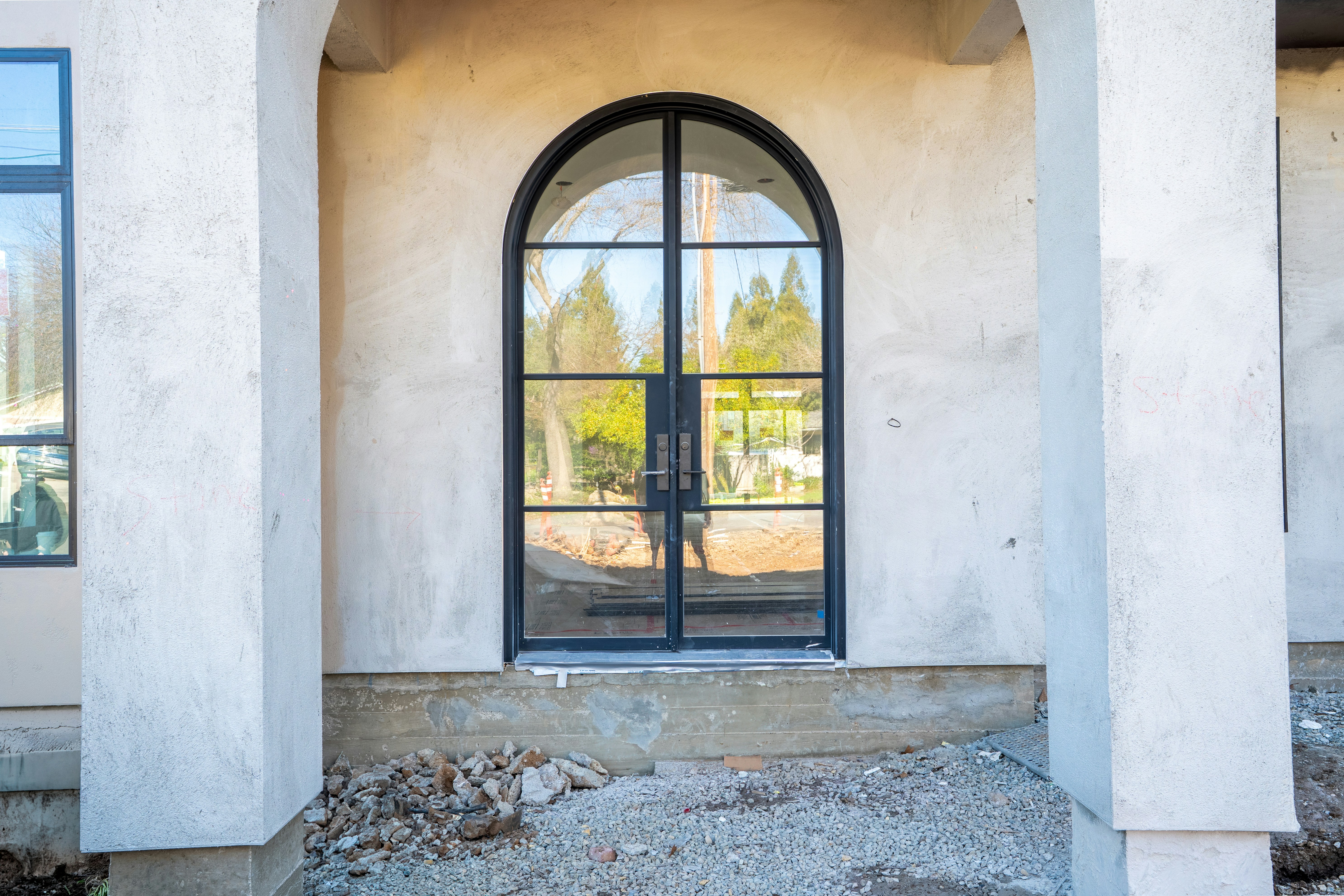Vail Ridge Residence - arched entry door